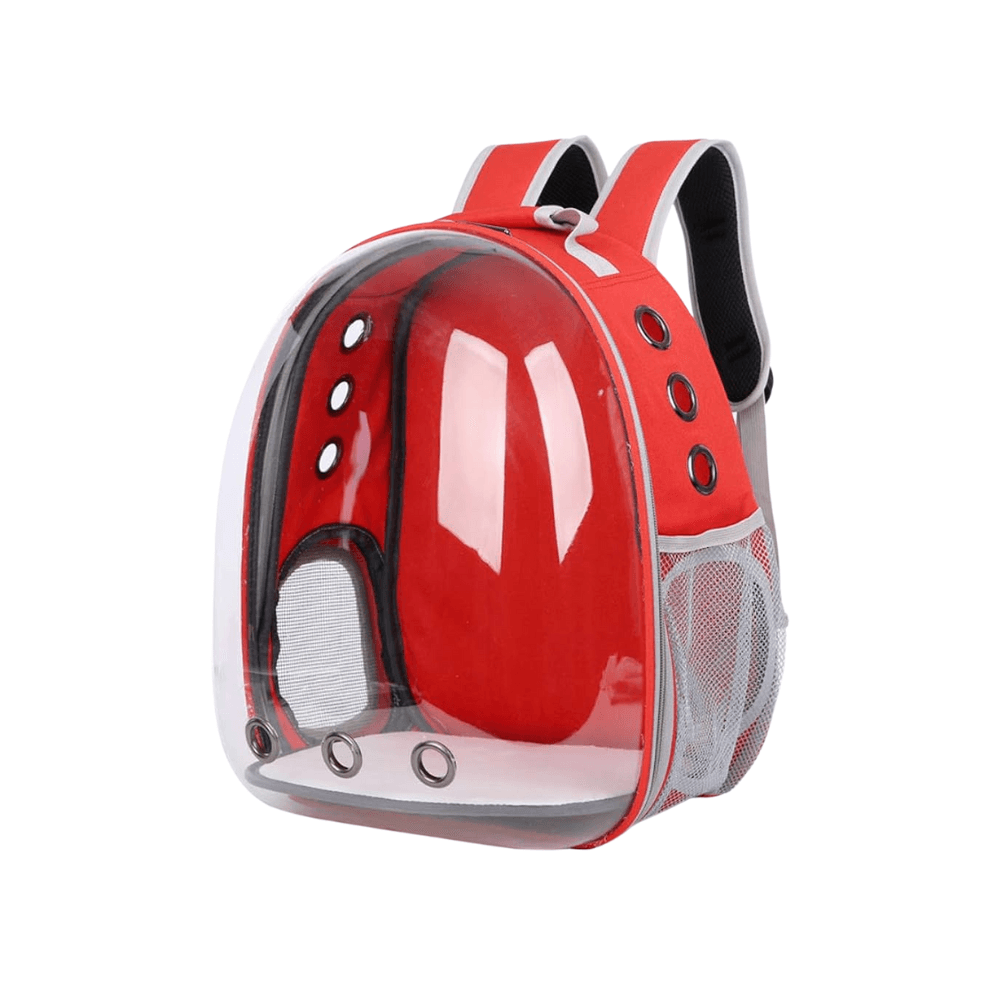 Pet Travel Backpack Carrier Cage Transparent Glass Bag