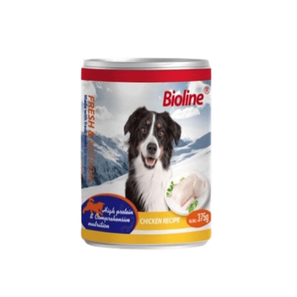 Bioline Dog Canned Food Chicken Recipe 375g