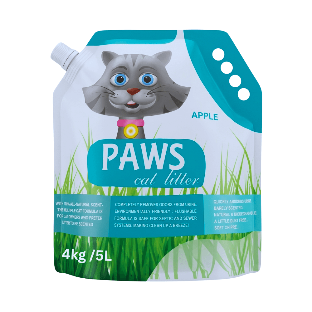 Paws Clumping Cat Litter Apple 5L