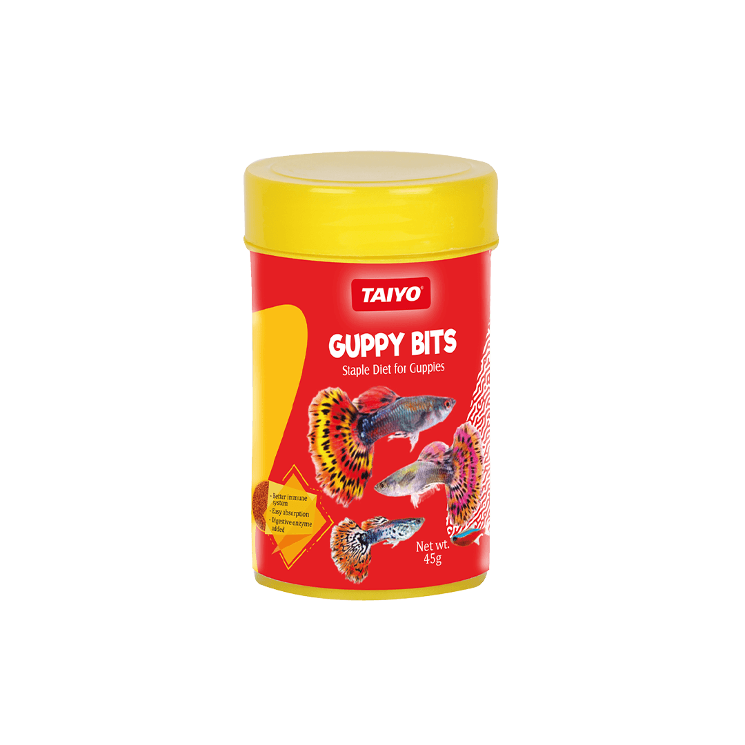 Taiyo Micro Guppy Bit Fish Food 45g Bottle