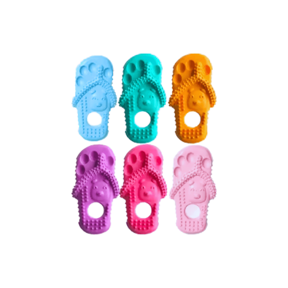 Slipper Shape Dog Chew Toy Durable Teething Toy