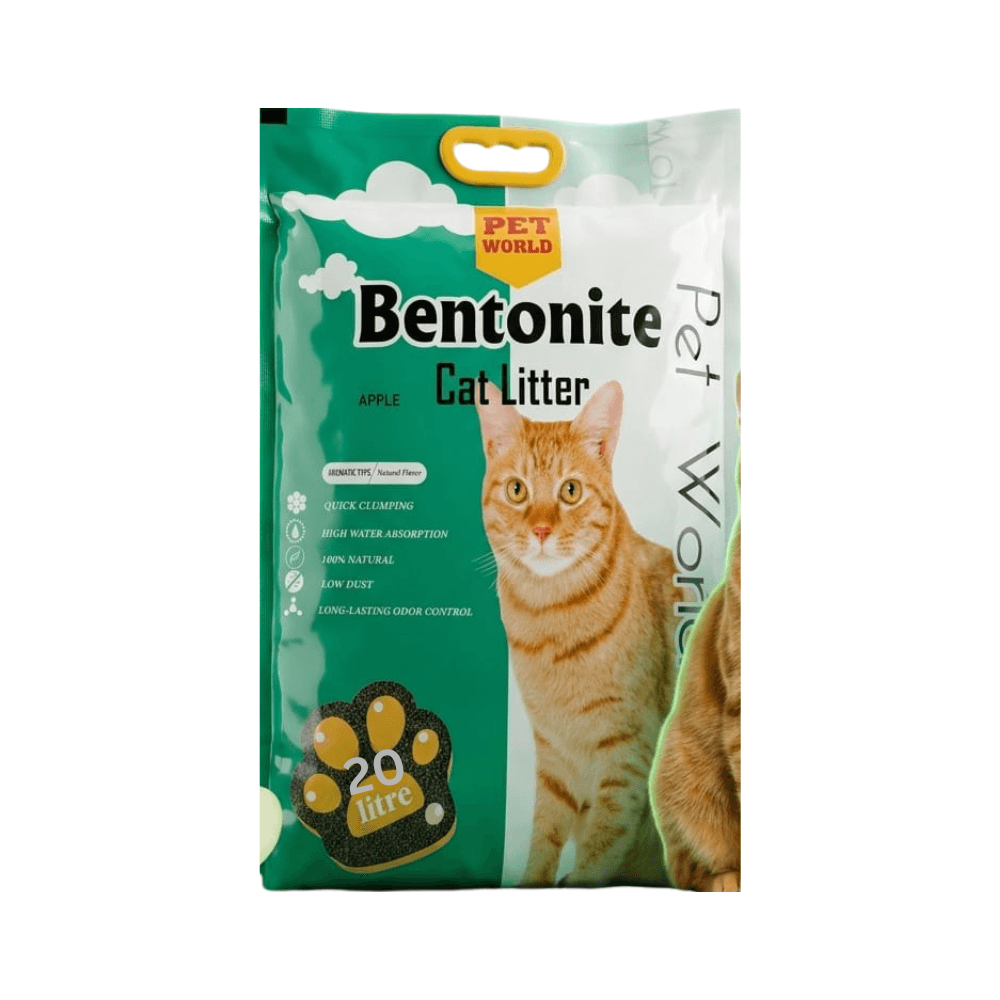 Pet World Bentonite Cat Litter Apple 20L