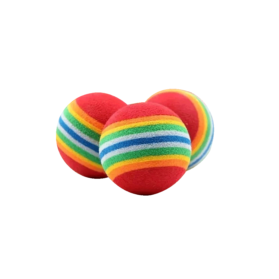 Cat Toy Ball Rainbow