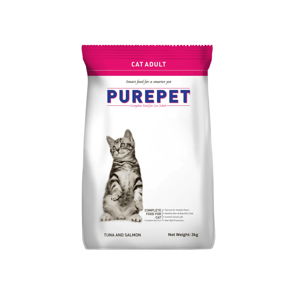 Purepet Adult Cat Food Tuna & Salmon 3kg