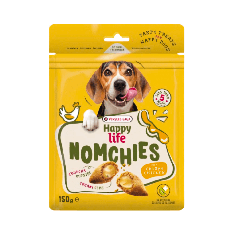 Versele-Laga Happy Life Nomchies Crispy Chicken Dog Dry Treat 150gm