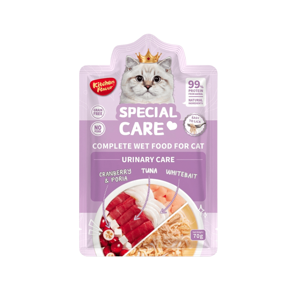 Kitchen Flavor Special Care Urinary Care Complete Cat Pouch for All Life Stages 70gm