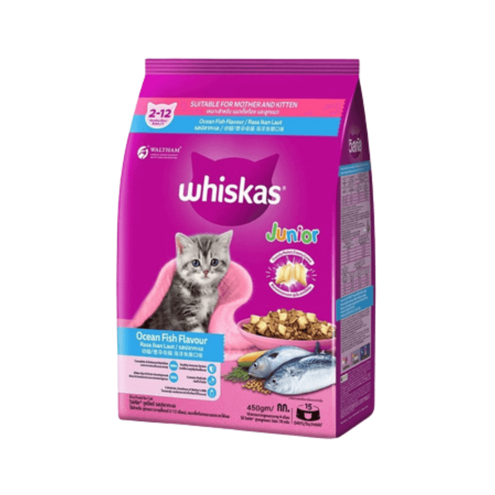 Whiskas Junior Ocean Fish 450g (Suitable for Mother & Kitten)