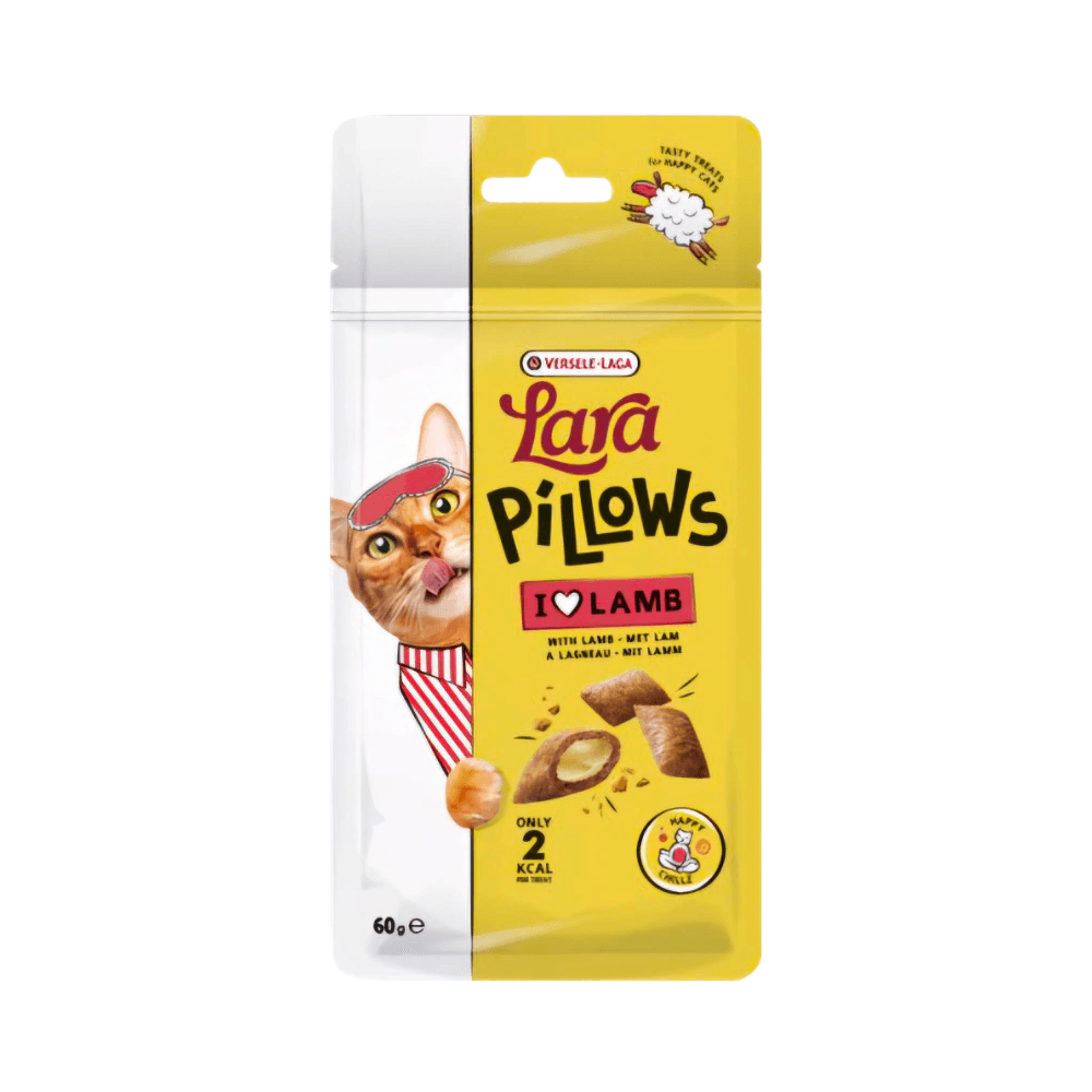 Lara Dry Cat Treat Pillows with Lamb Happy Chillz 60gm