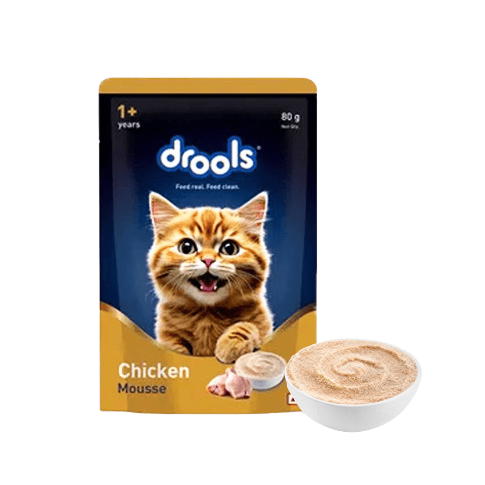 Drools Adult Cat Pouch Chicken Mousse 80g