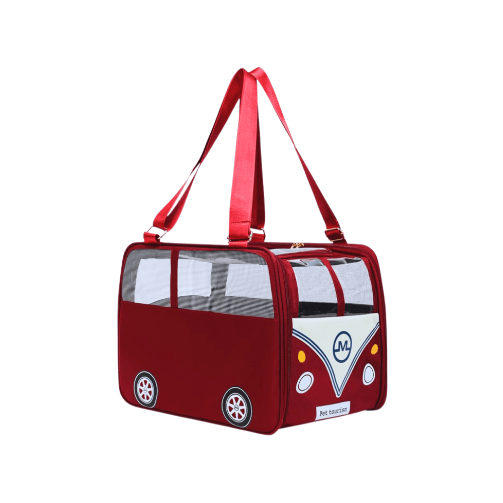 Bus Shaped Premium Fashionable & Breathable Pet Carrier Bag