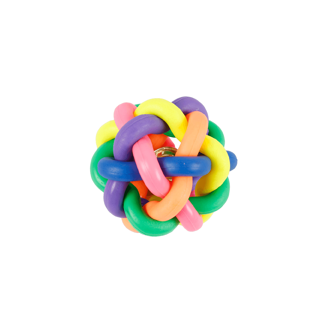 Interactive Pet Toy Rubber Chewing Sound Ball for Cats & Dogs