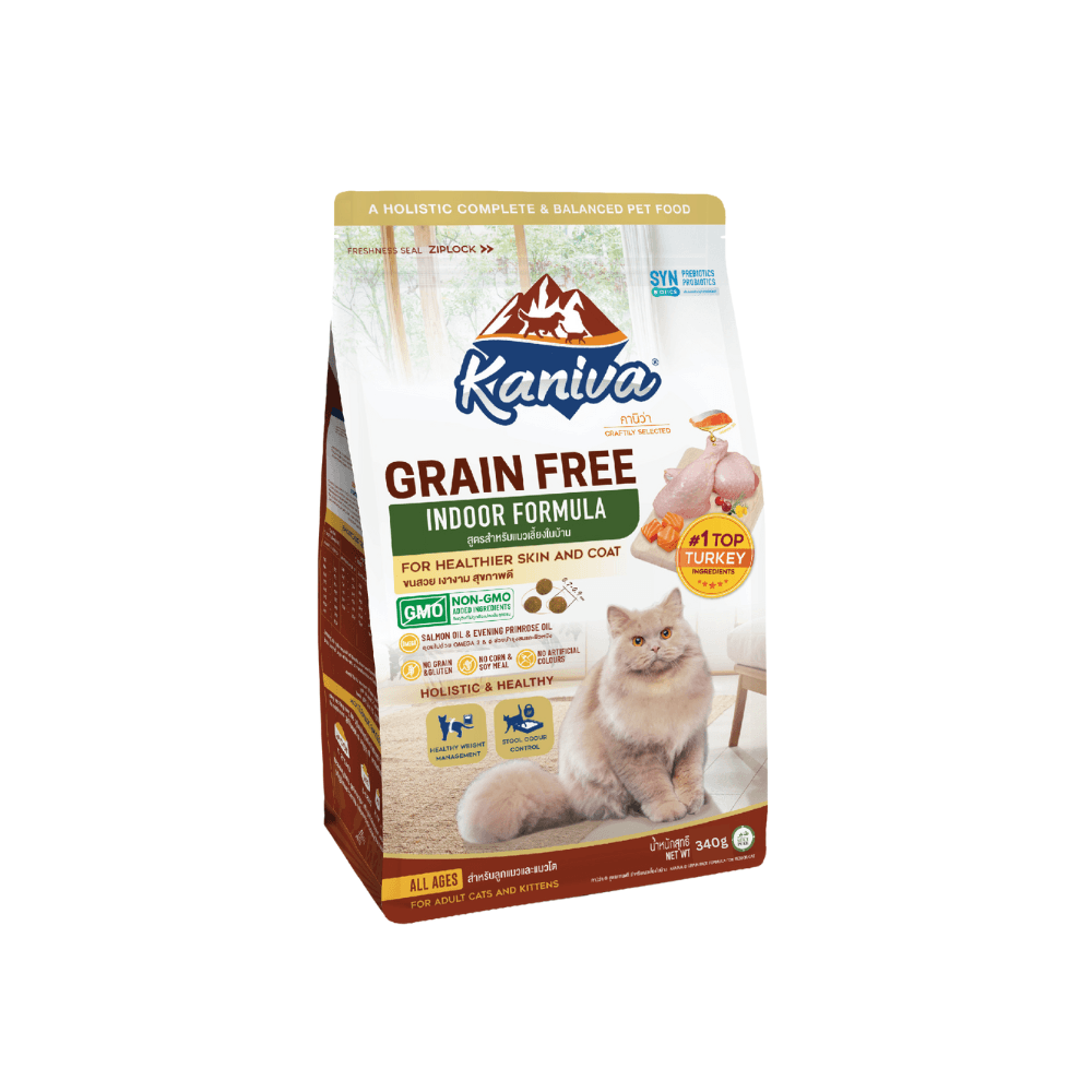 Kaniva GRAIN FREE Cat Food Indoor Formula 340g for All Ages