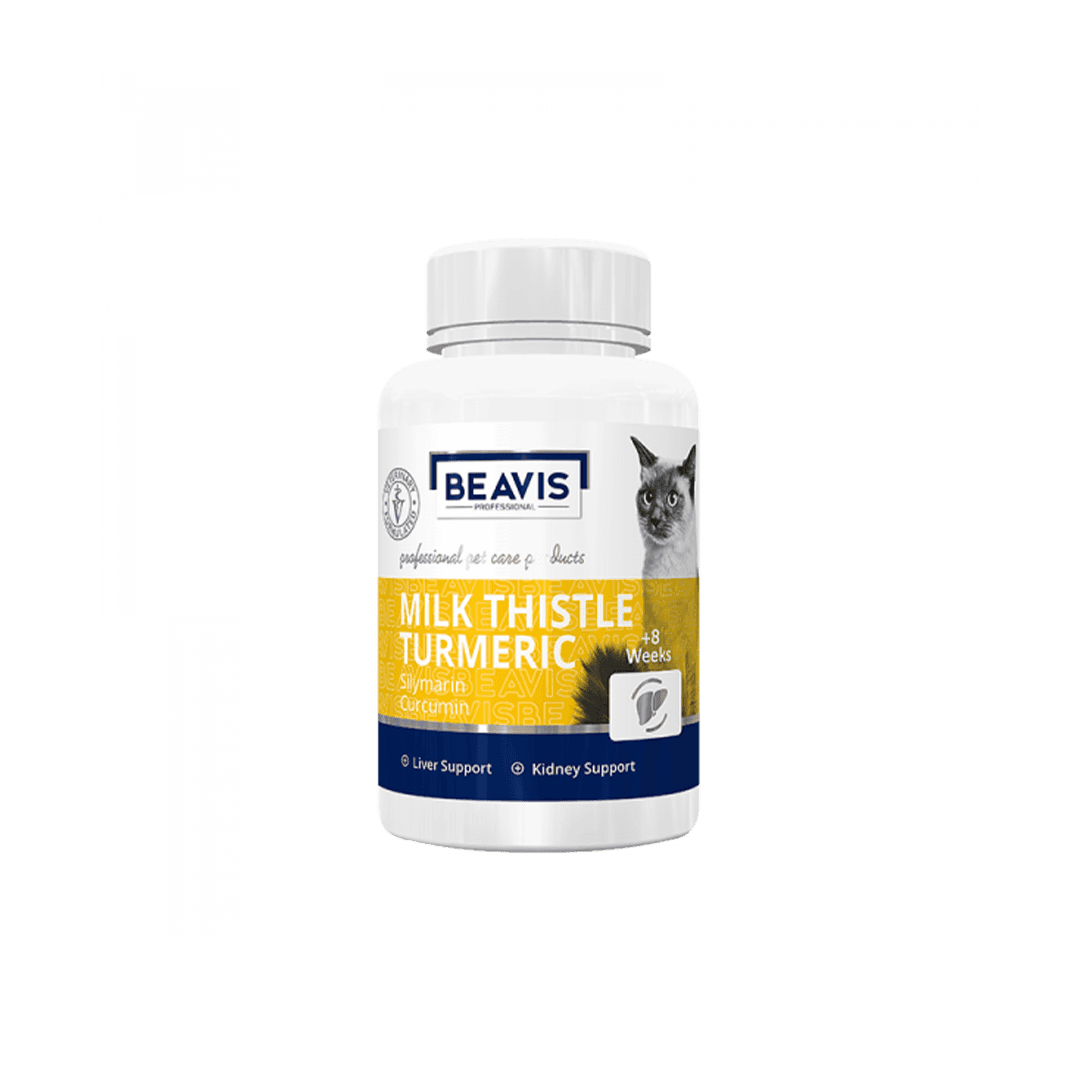 Beavis Professional Milk Thistle Tumeric Cat Tabs 100 Tabs