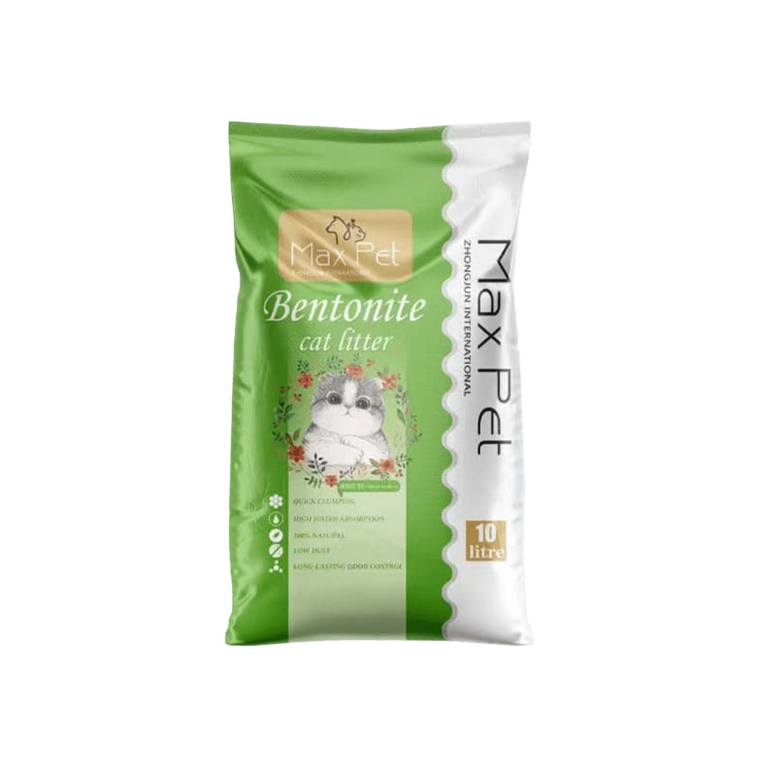 MaxPet Bentonite Cat Litter Apple Green Tea 10L