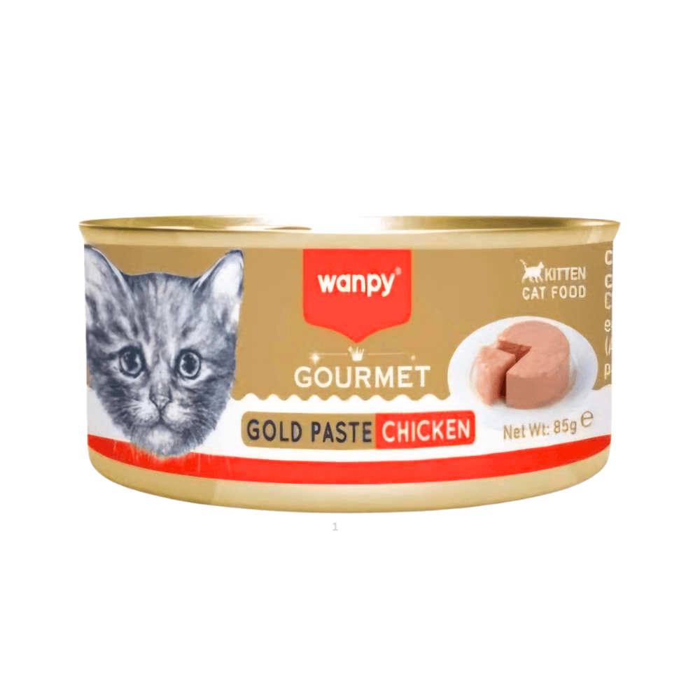 Wanpy Gourmet Gold Paste Can Kitten Chicken 85g