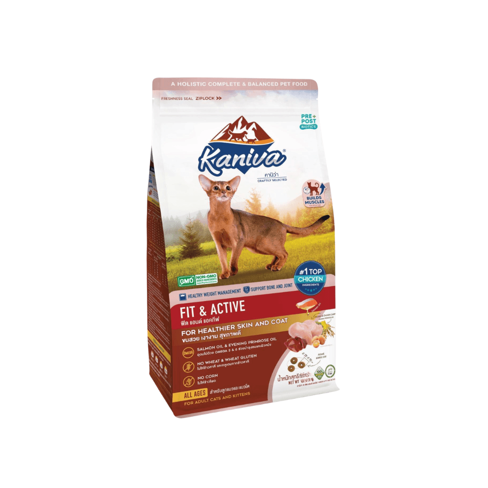 Kaniva FIT & ACTIVE Formula with Chicken, Liver, Egg & Rice 400gm for All Ages