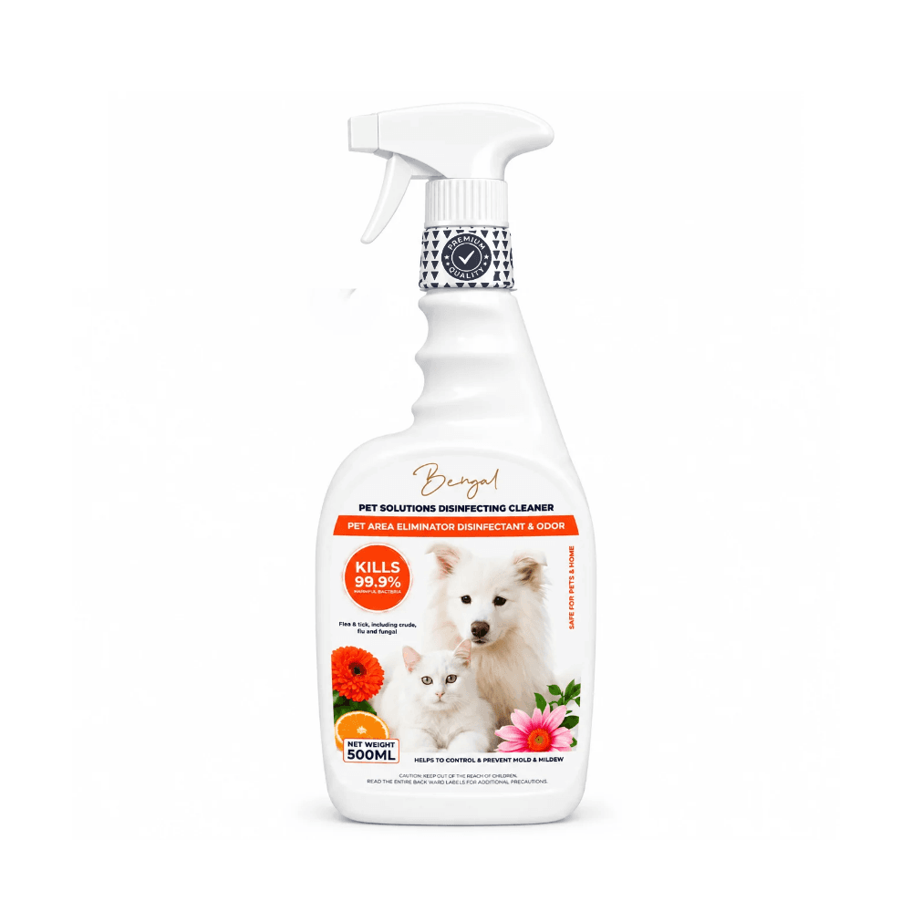 Bengal Pet Solutions Disinfecting Cleaner Spray for Disinfectant & Odor Remover 500ml