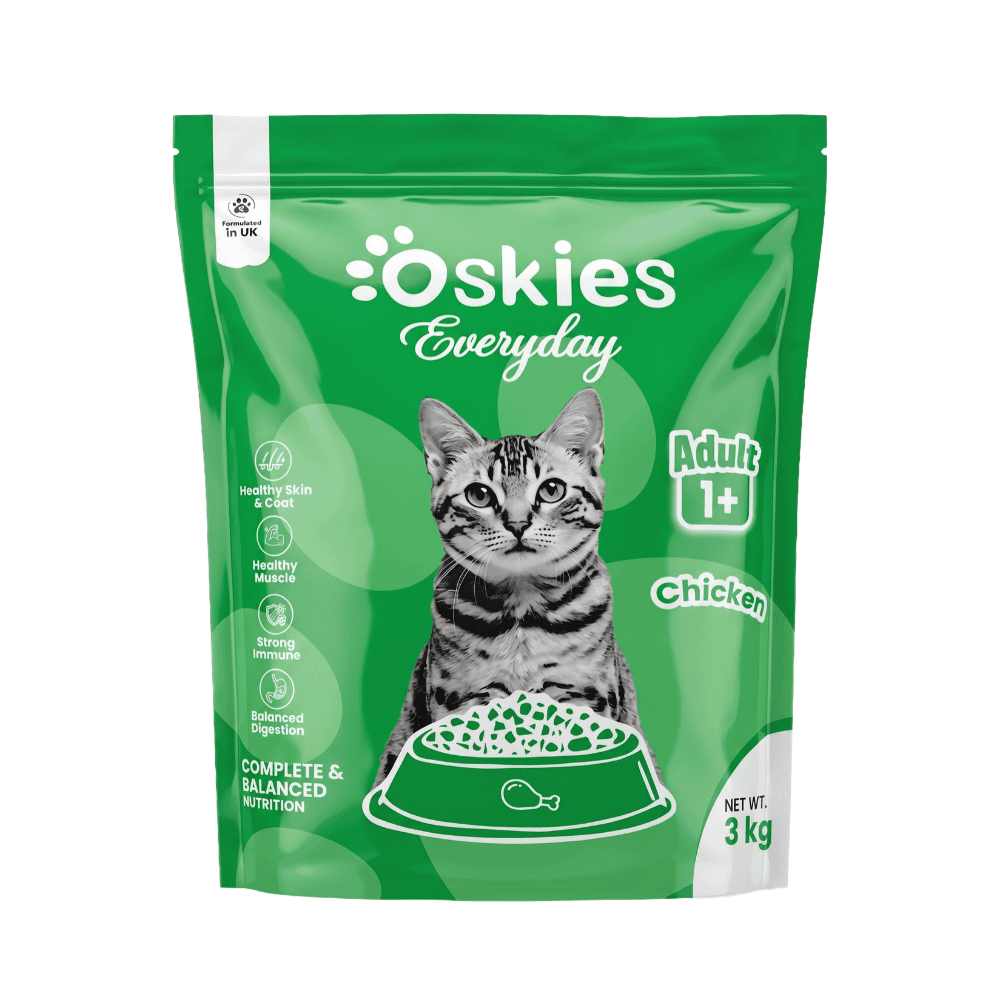 Oskies Adult Cat Food Chicken 3kg