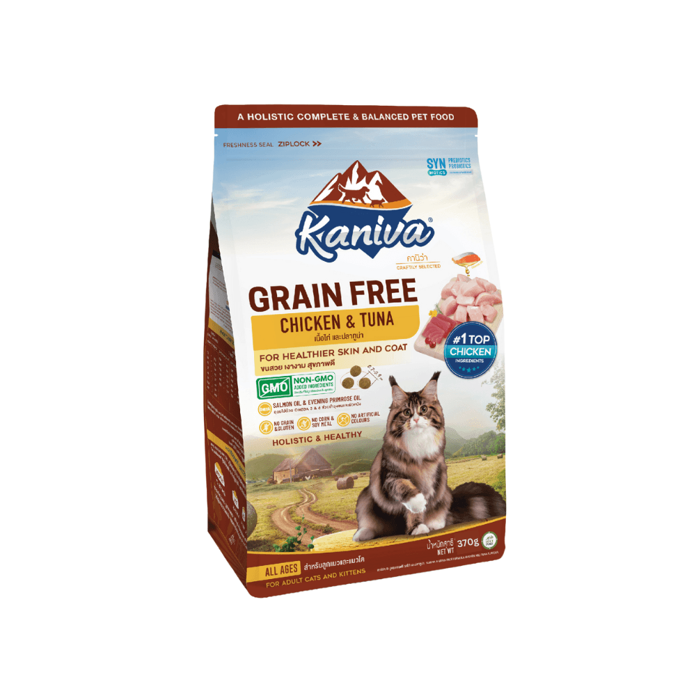 Kaniva GRAIN FREE Cat Food Chicken & Tuna 370g for All Ages