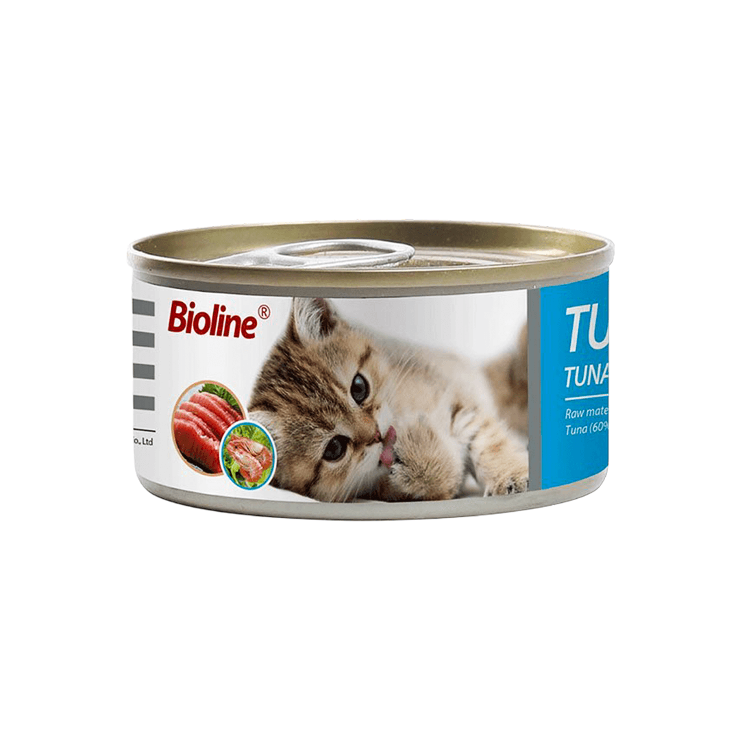 Bioline Cat Canned Food Tuna & Shrimp Flavour 85g