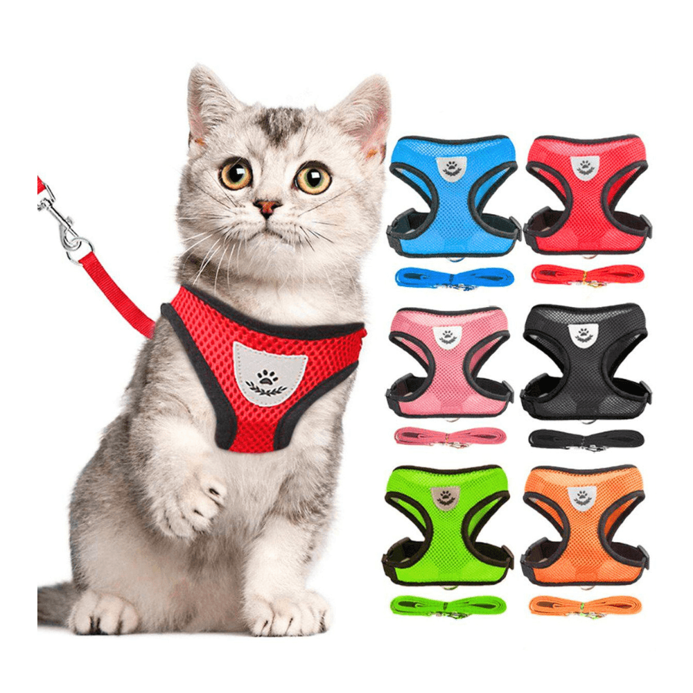 Cat Full Body Vest Harness and Leash