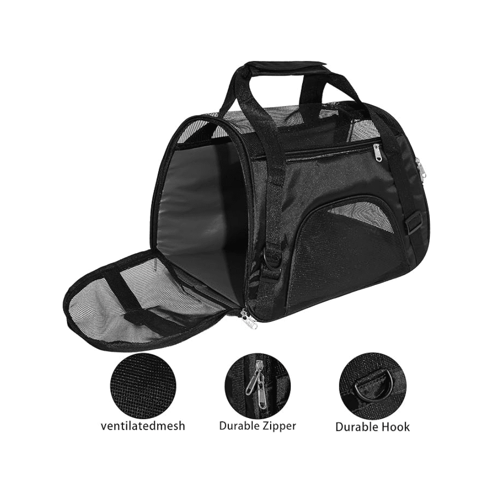 Portable and Breathable Pet Travel Backpack Carrier Cage Bag Airline Approved