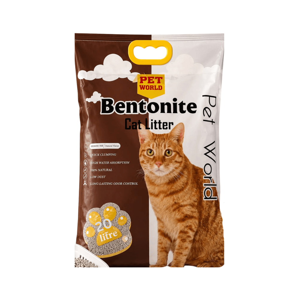 Pet World Bentonite Cat Litter Coffee 20L