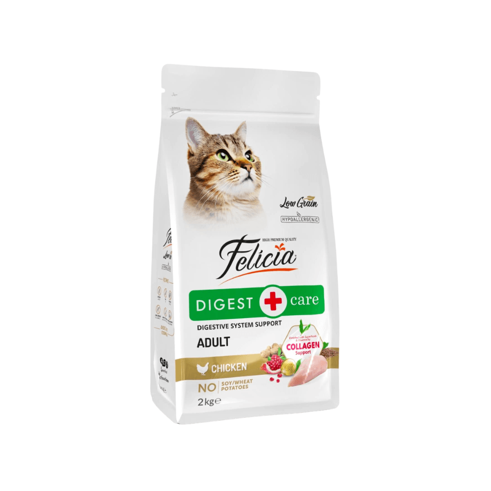 Felicia Low Grain Hypoallergenic Collagen Support Digest Care Adult Chicken 2kg