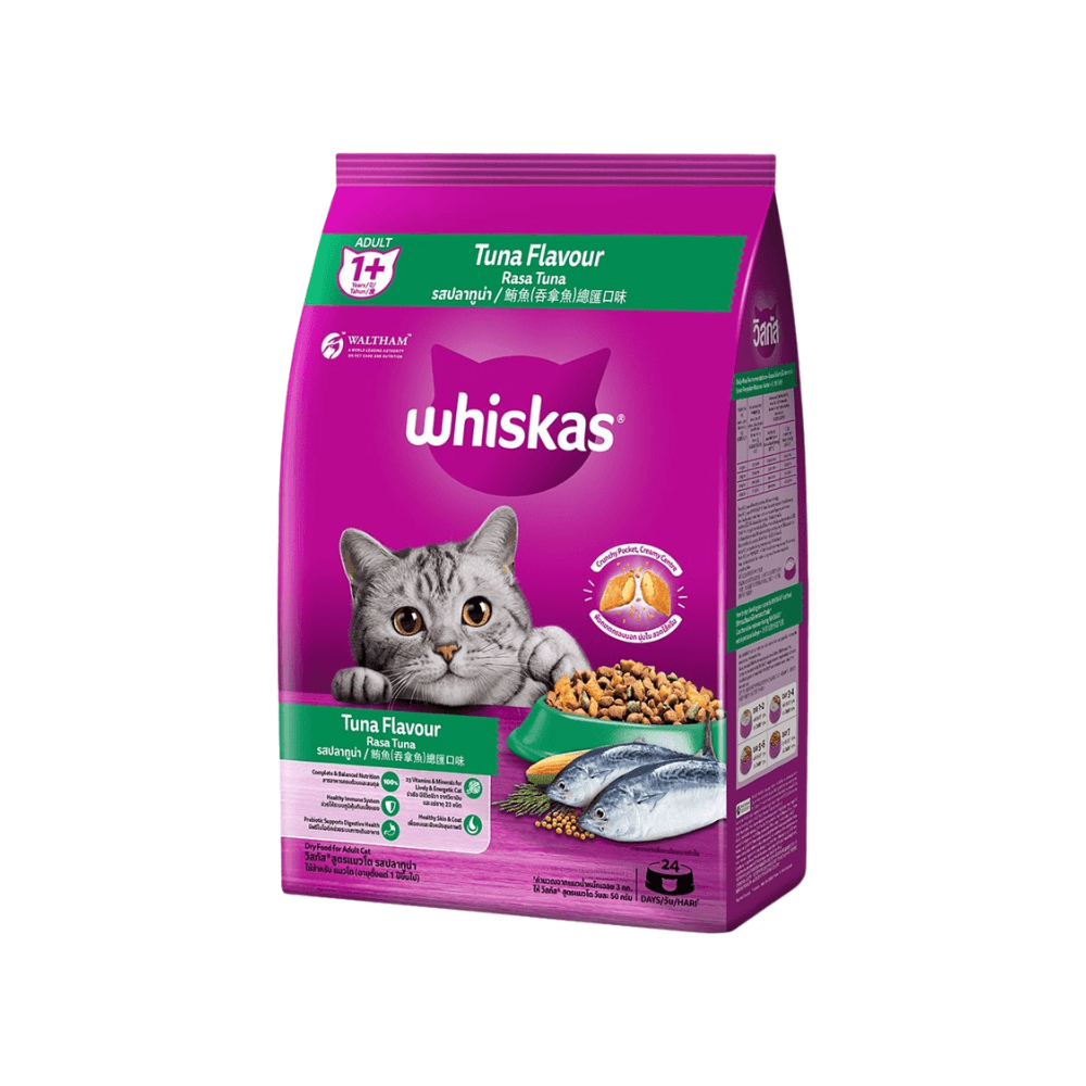 Whiskas Adult Cat Food Tuna 3kg