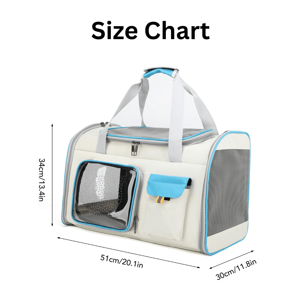 Breathable Mesh Pet Carrier Bag – Airline Travel Approved