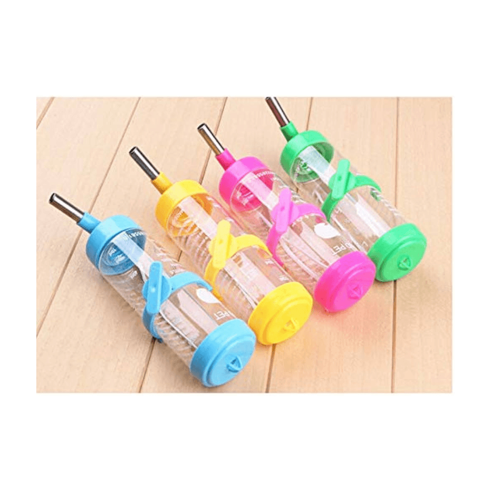 Plastic Hanging Water Bottle Dispenser Feeder for Hamster, Rabbit