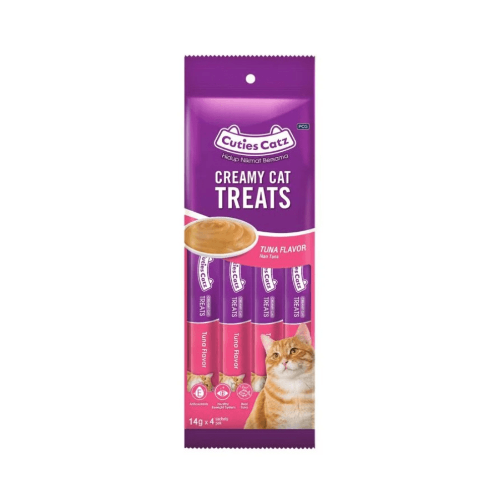 Cuties Catz Cat Treat Tuna 14g*4