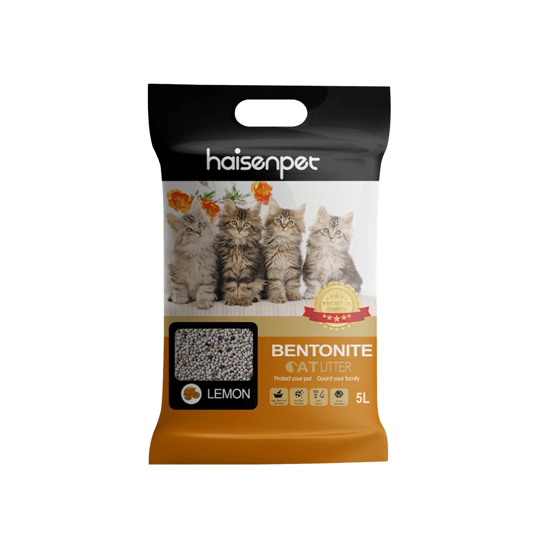 Haisenpet Bentonite Cat Litter Lemon 5L