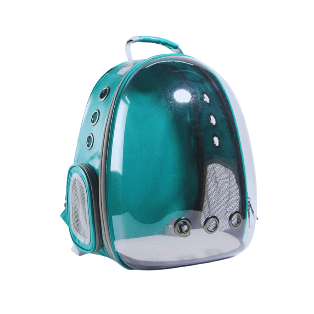 Pet Travel Backpack Carrier Cage Transparent Glass Bag