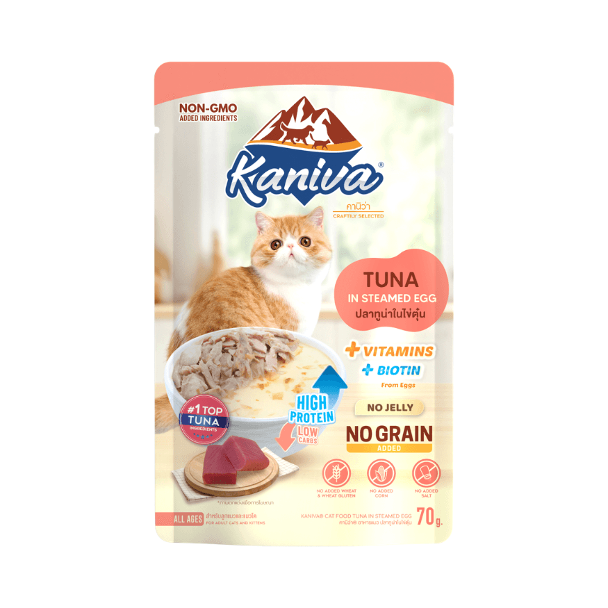 Kaniva Pouch Tuna in Steamed Egg for All Ages 70g
