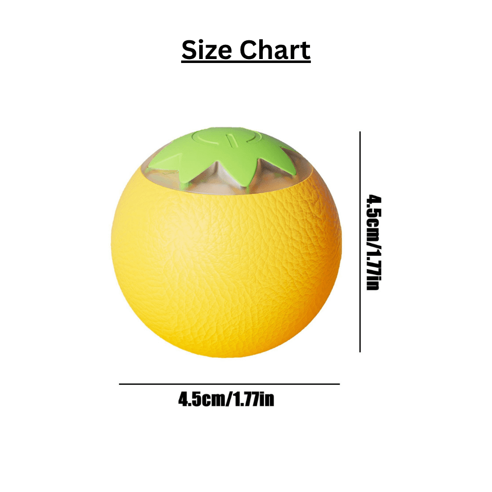 Rechargeable Automatic Fruit Shape Moving Ball Toy with USB Cable