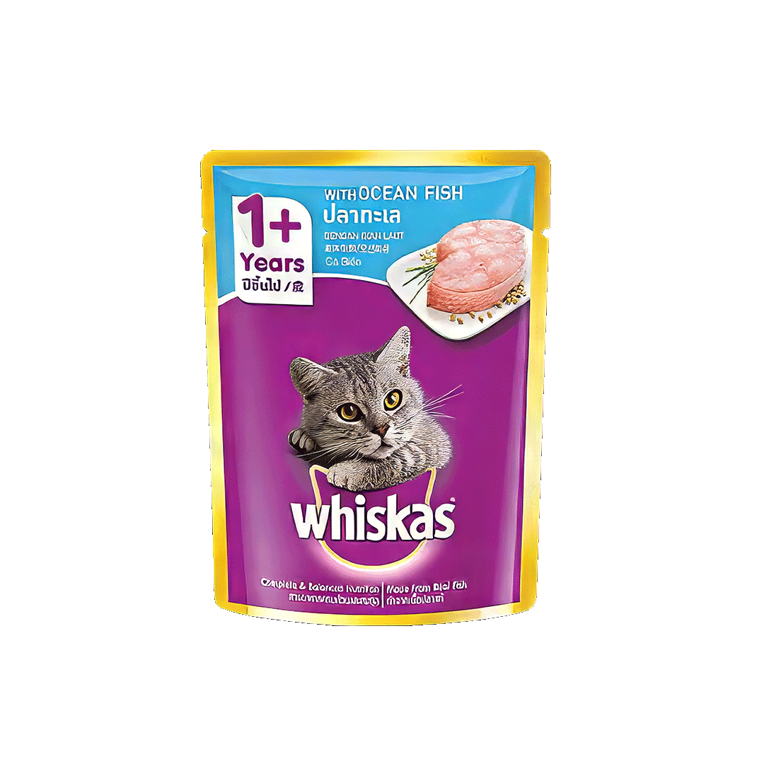 Whiskas Pouch Fresh Fish Ocean Fish 80g