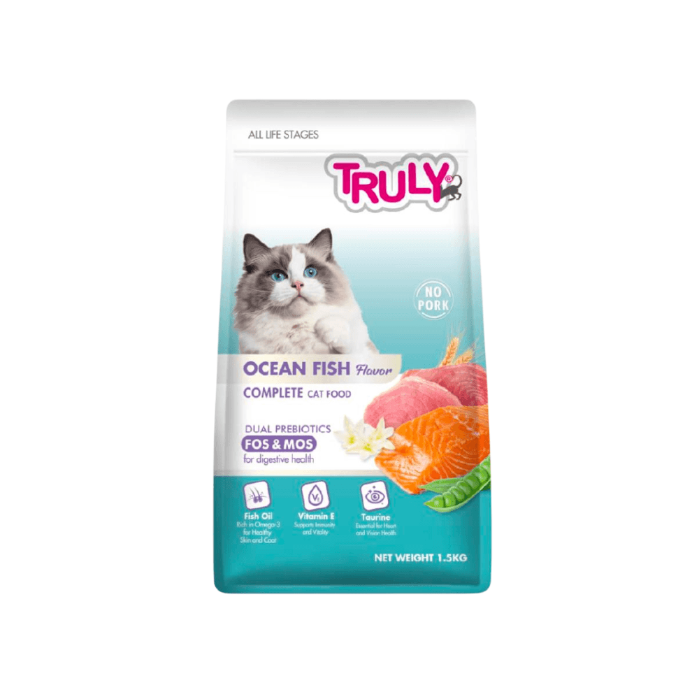 Truly All Life Stages Cat Food Ocean Fish 1.5kg
