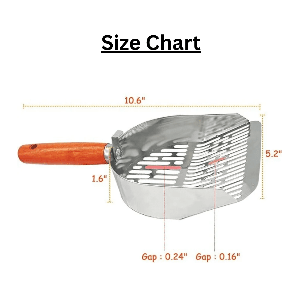 High Quality Stainless Steel Cat Litter Scoop