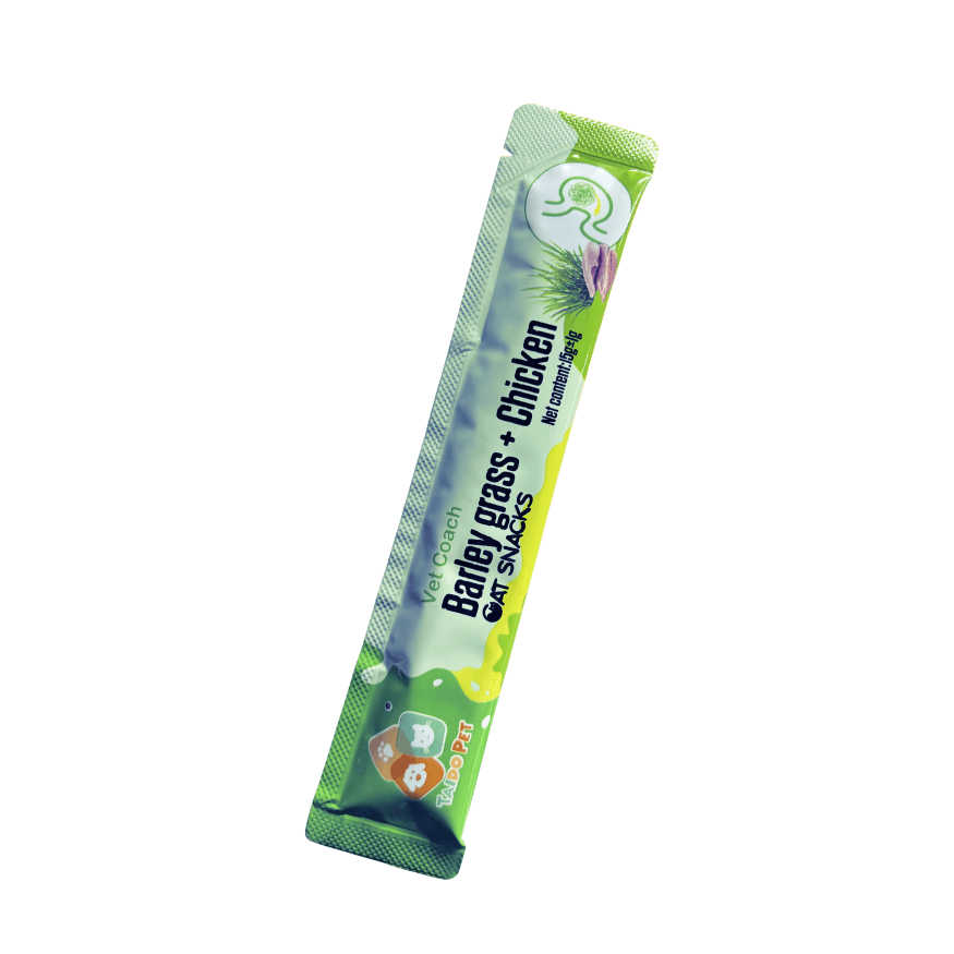 Taido Pet Vet Coach Barley Grass & Chicken Cat Treat Snacks 15g