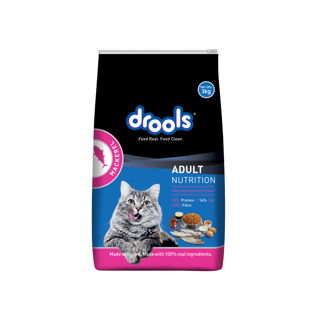Drools Adult Cat Food Mackerel 3kg