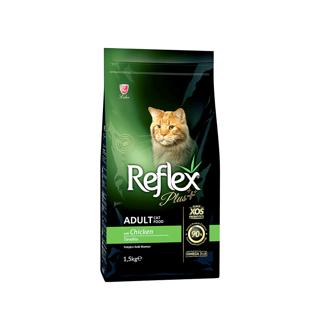 Reflex Plus Adult Cat Food Chicken 1.5kg