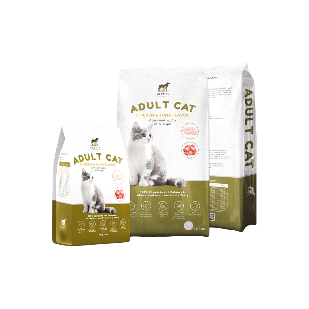 Dr. Petz Adult Cat Food Chicken & Tuna 1kg