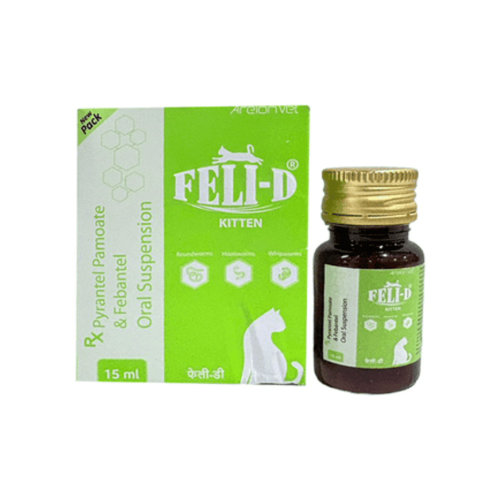 Feli-D Deworming Oral Suspension for Kitten 15ml