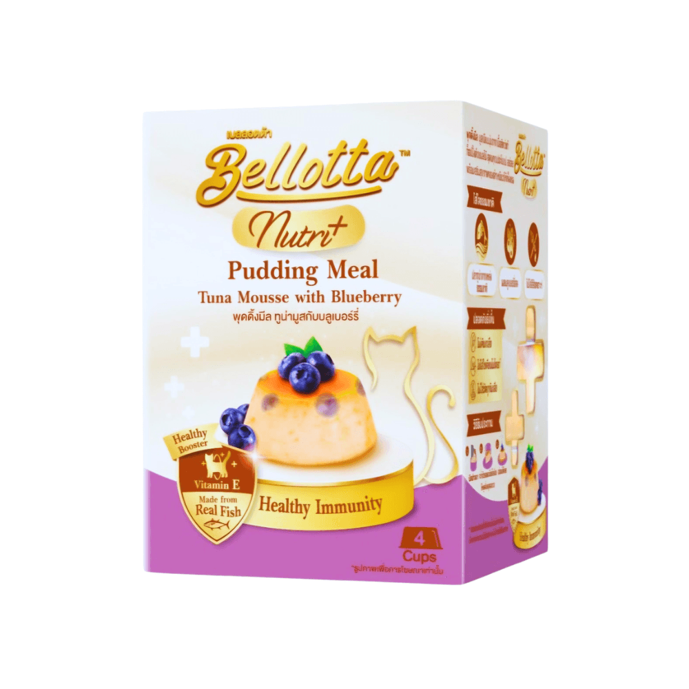 Bellotta Nutri Plus Pudding Meal Healthy Immunity with Tuna Mousse with Blueberry 4Γ25gm