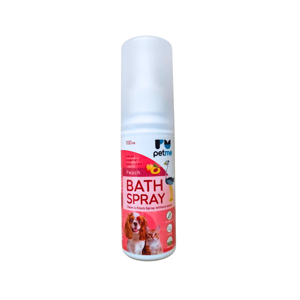 Petme Veterinary Formula Dry Clean Bath Spray Peach 100ml