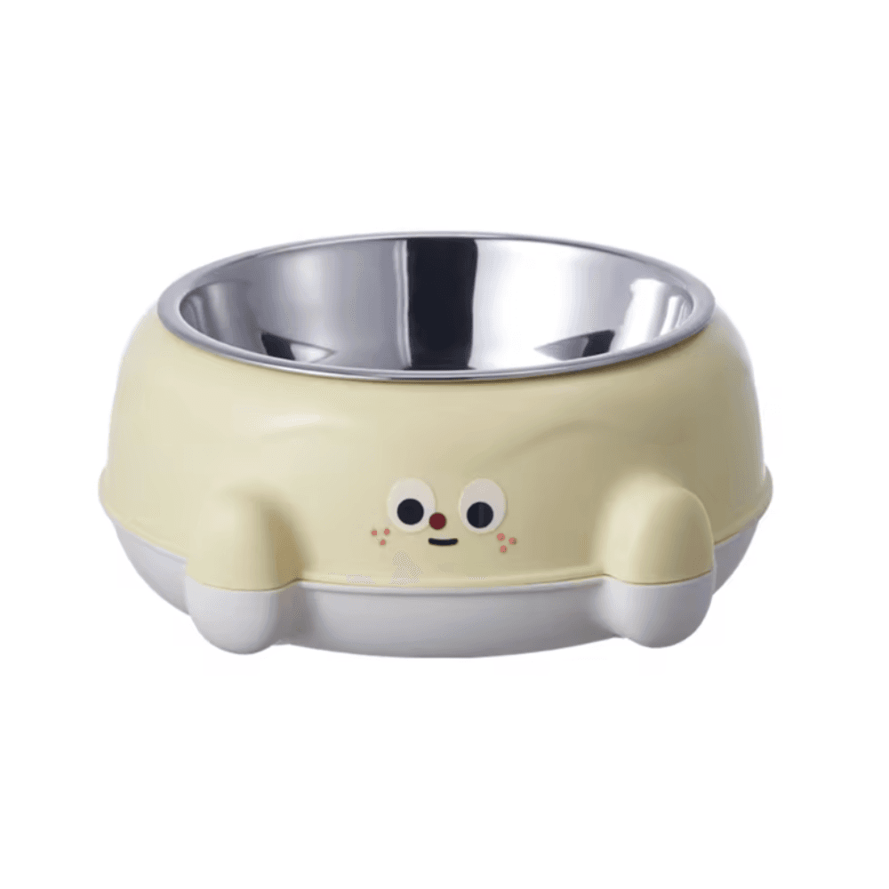 Cute Pet Feeding Bowl - Stainless Steel Inner Food bowl