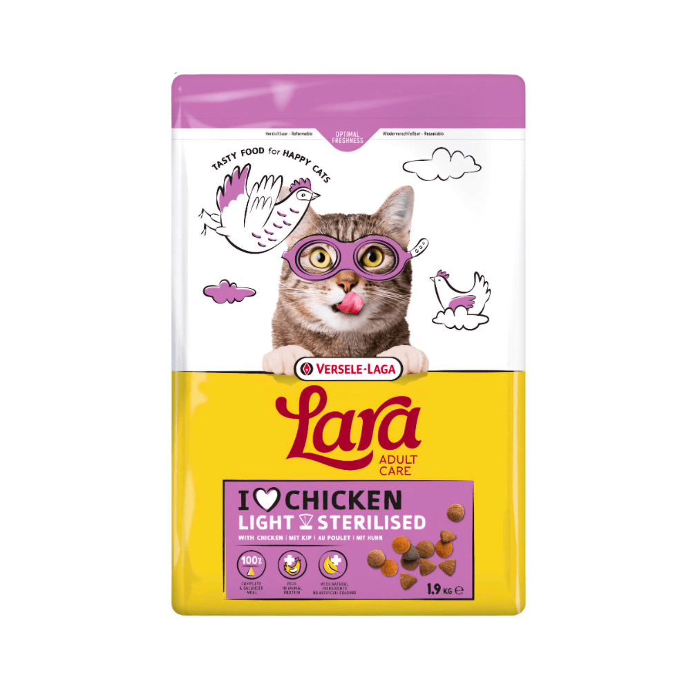 Lara Cat Food Adult Care Light Sterilized Chicken 1.9kg