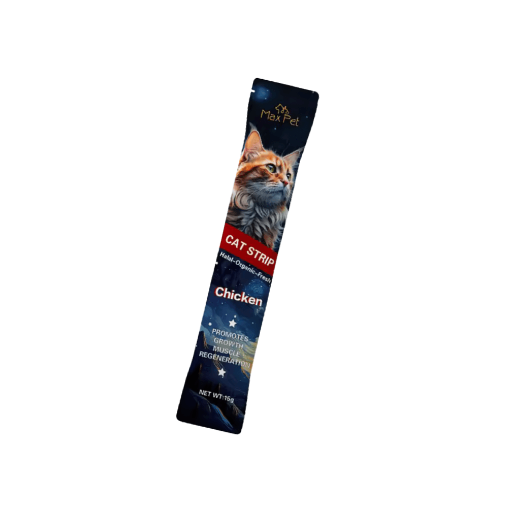 MaxPet Cat Treat Strip Chicken 15g