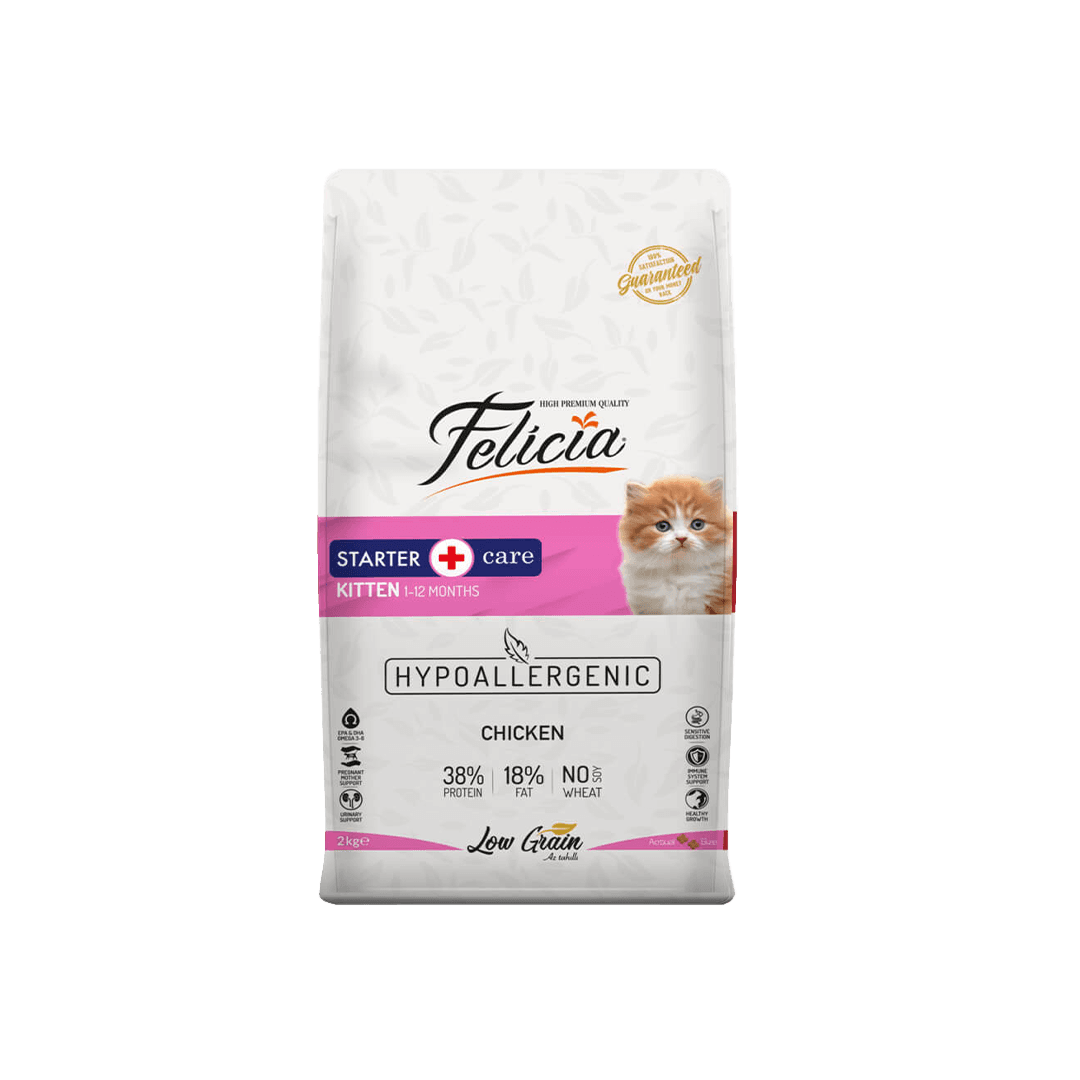 Felicia Low Grain Starter Care Kitten Chicken 2kg